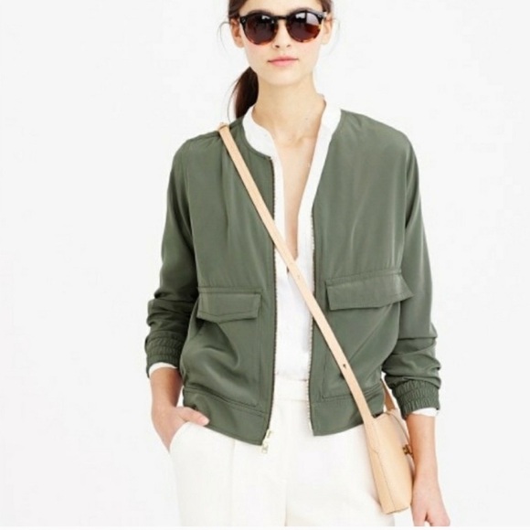 J. Crew Lightweight Navy Utility Jacket - Picture 2 of 4